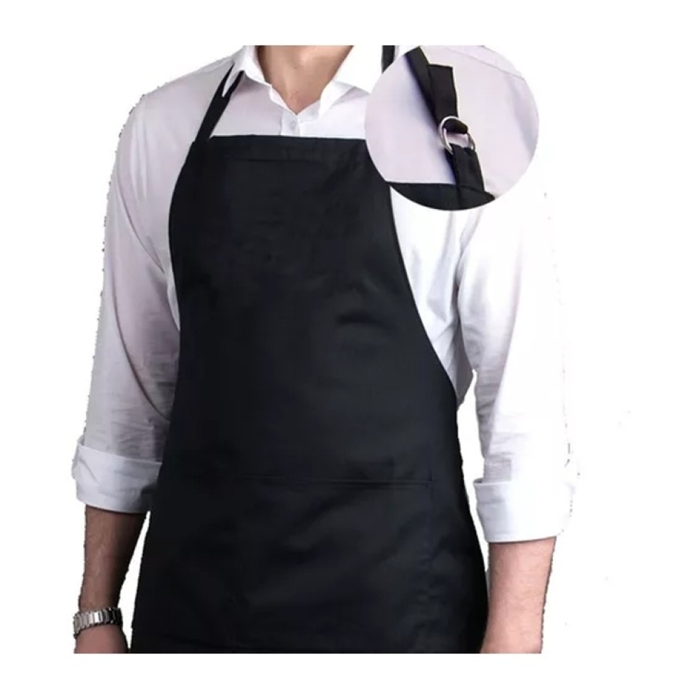 Avental Oxford C/ Bolso Uniforme Restaurante Chef -AV-PER001