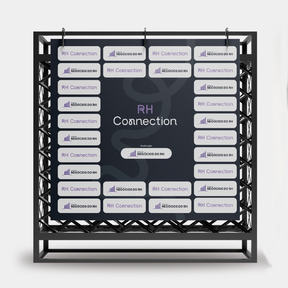 Estrutura Backdrop + Lona Impressa 2x2m 