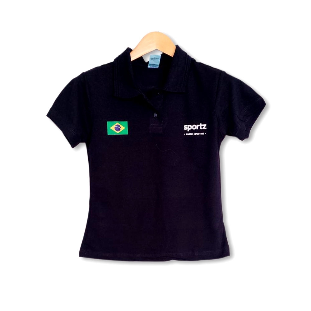 Polo Piquet Feminina. Personalização Localizada conforme Layout.-84198