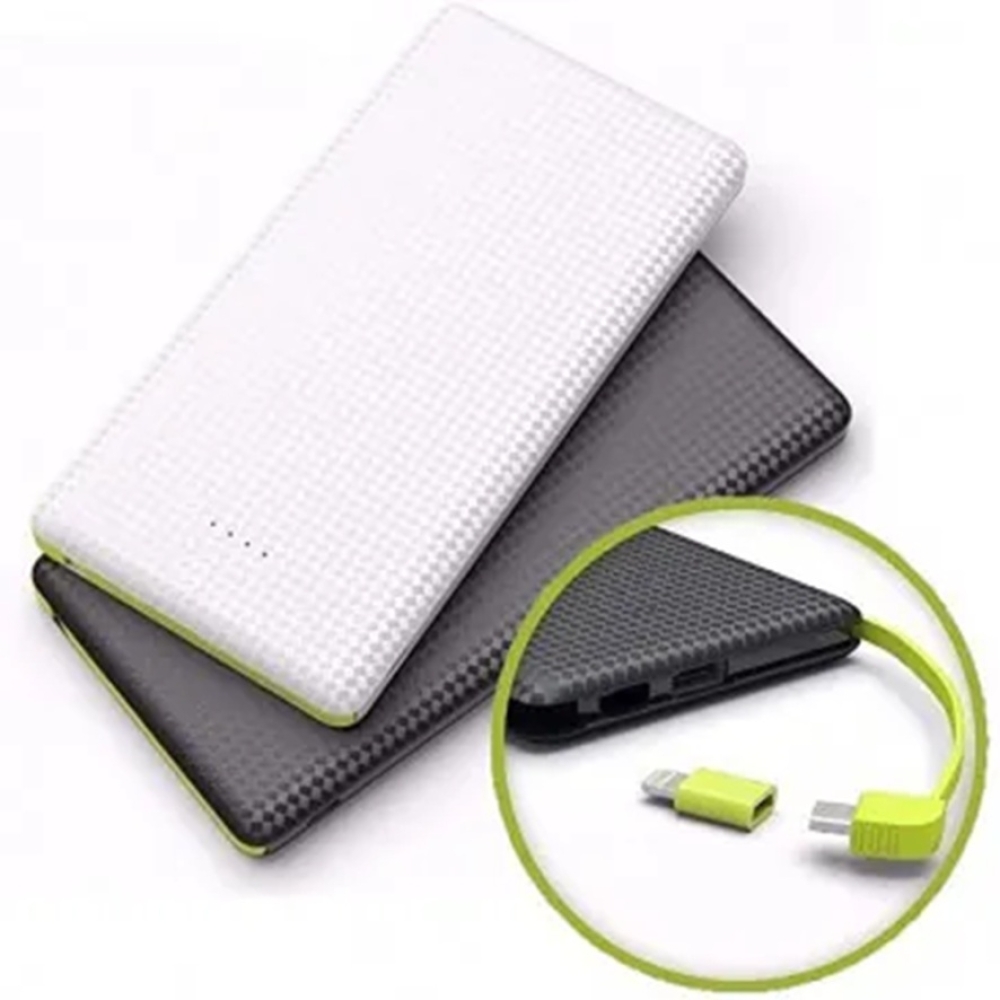 Power Bank Universal 5.000 Mah Compatível Android e IPhone (SOMENTE VENDIDO COR MISTA)-90001